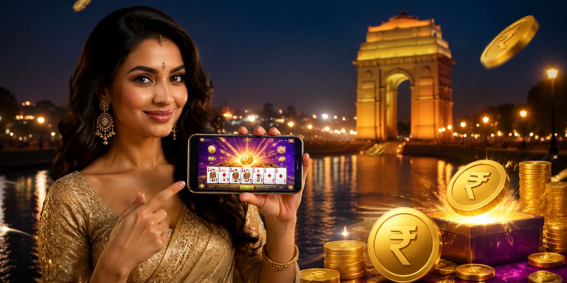 Players enjoying rummy game with rupees in Delhi